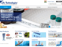 Tablet Screenshot of lifetechindia.com